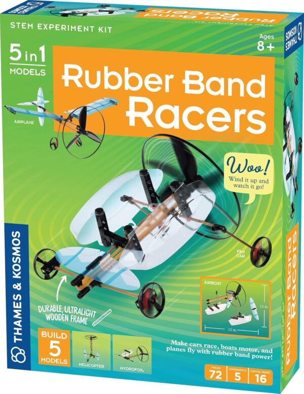 Thames & Kosmos | Rubber Band Racers Kit