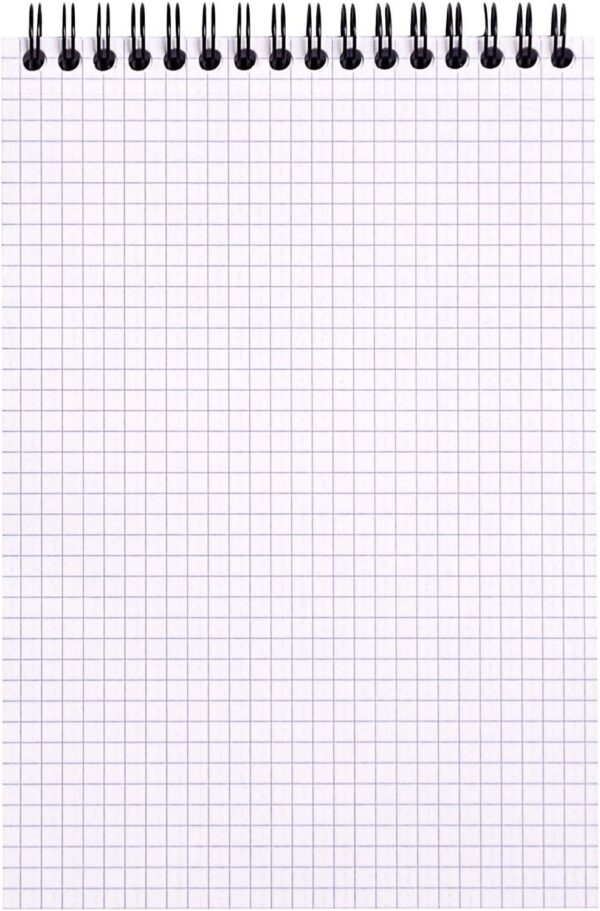 Rhodia | Wirebound Black Notepads graph - 4 in. x 6 in., Pack of 3 - Image 4