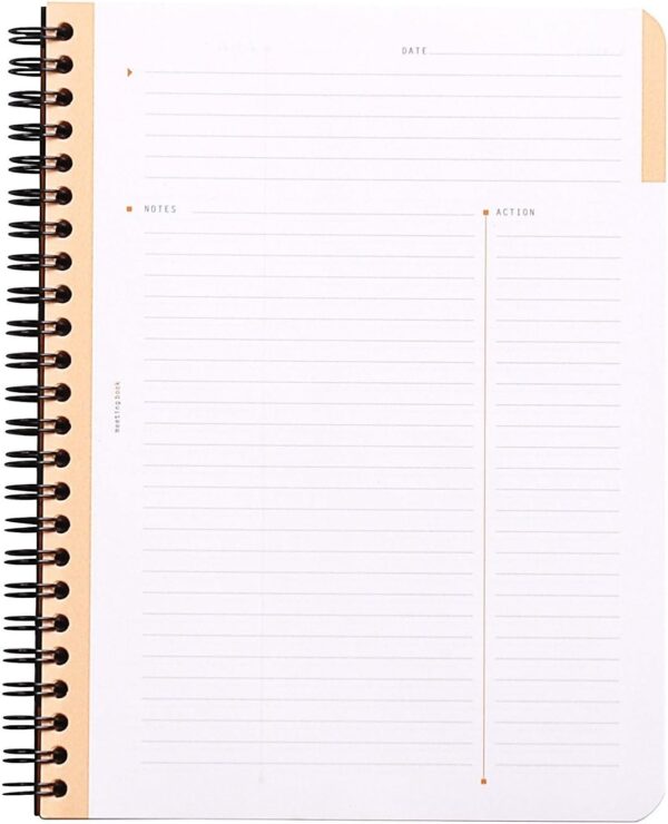 Rhodia | Orange Meeting Notebook 6.5"x 8.5" - Image 2