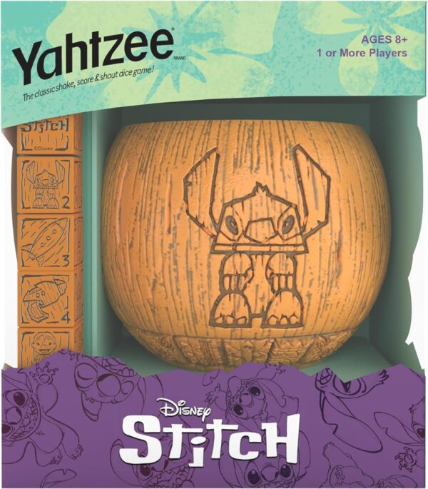 USAOPOLY | Disney Stitch Yahtzee - Classic Dice Game Based on Disney’s Lilo & Stitch - Image 3