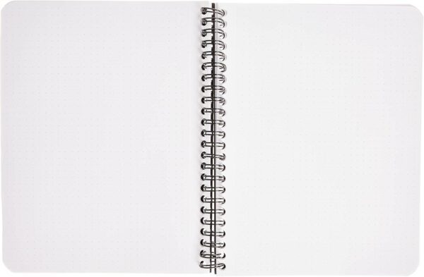 Rhodia | Classic Spiral Bound Dot Paper 160 Page Notebook (16 x 21 cm) - 80 g, Black - Image 4