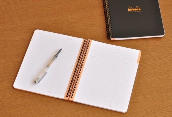 Rhodia | Orange Meeting Notebook 6.5"x 8.5" - Image 3