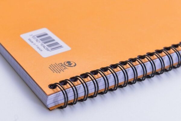 Rhodia | Orange Meeting Notebook 6.5"x 8.5" - Image 4