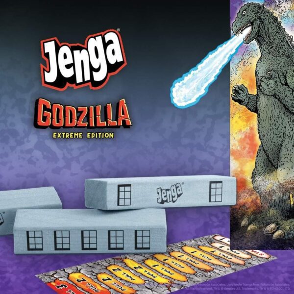 USAOPOLY | Jenga: Godzilla Extreme Edition - Image 5