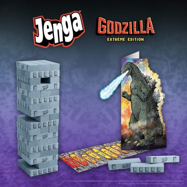 USAOPOLY | Jenga: Godzilla Extreme Edition - Image 6